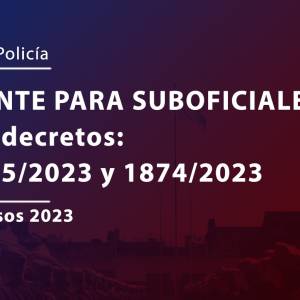 CITACIÓN URGENTE PARA SUBOFICIALES DE POLICÍA