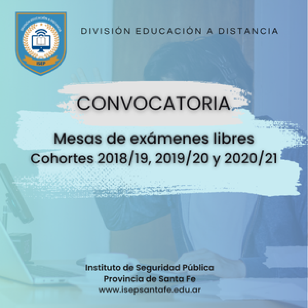 Educación a Distancia - Mesas de Exámenes de 3er Año cohortes 2018/19, 2019/20 y 2020/21