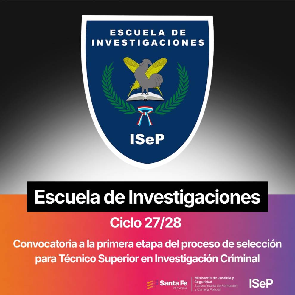 Proceso de selección – Técnico Superior en Investigación Criminal - Convocatoria a la primera etapa: examen psicológico y pre médico